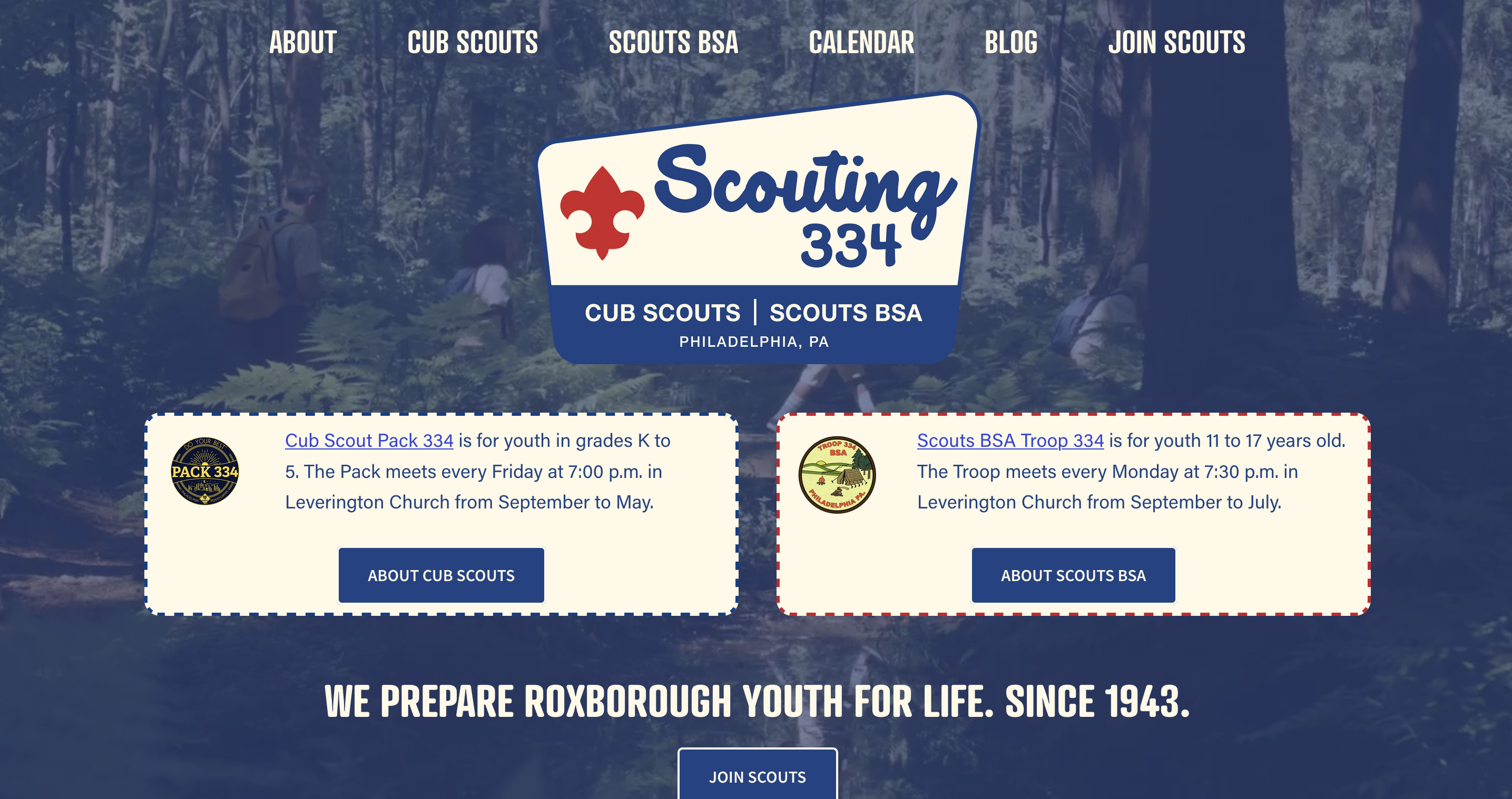 Scouting 334 website